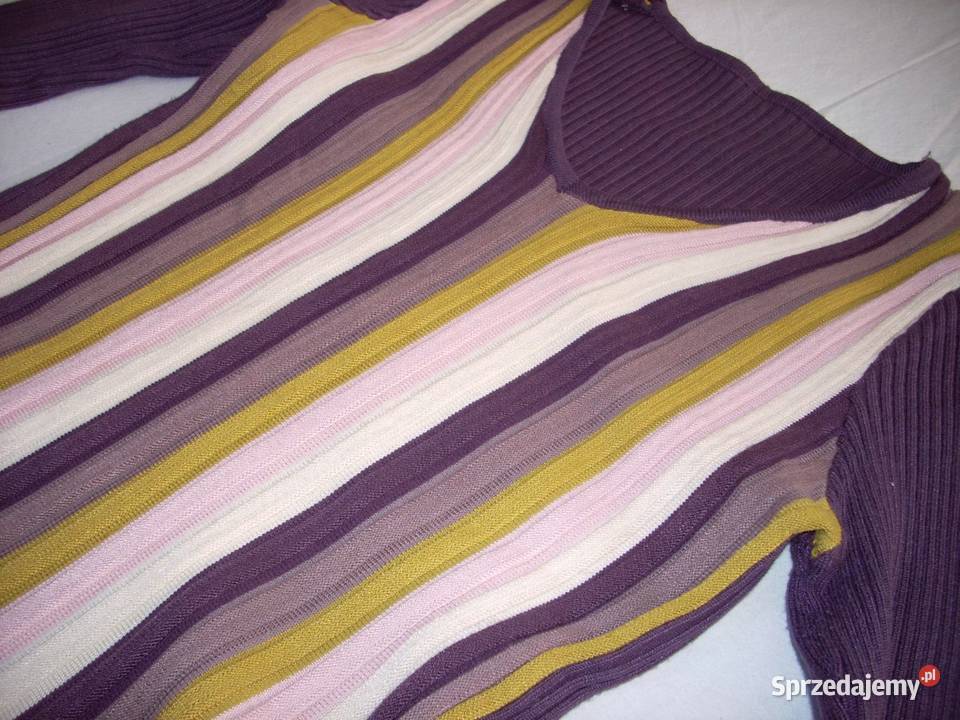Sweterek Prążki Paski Silk 34 XS Nowy Sącz