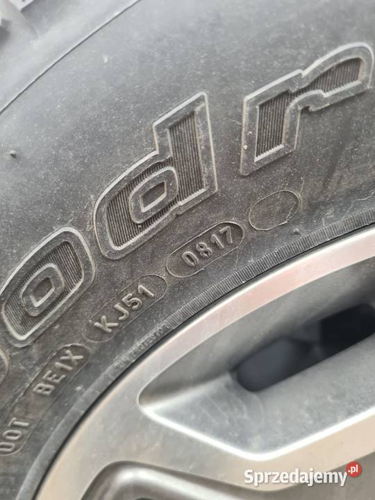 Koło 17 Jeep Wrangler Rubicon opona BF Goodrich Krempna