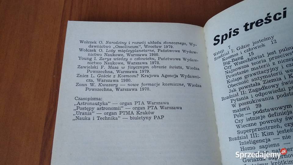 Zagadkowy świat historia wszechświata budowa mat fizyka, astronomia Gdańsk sprzedam