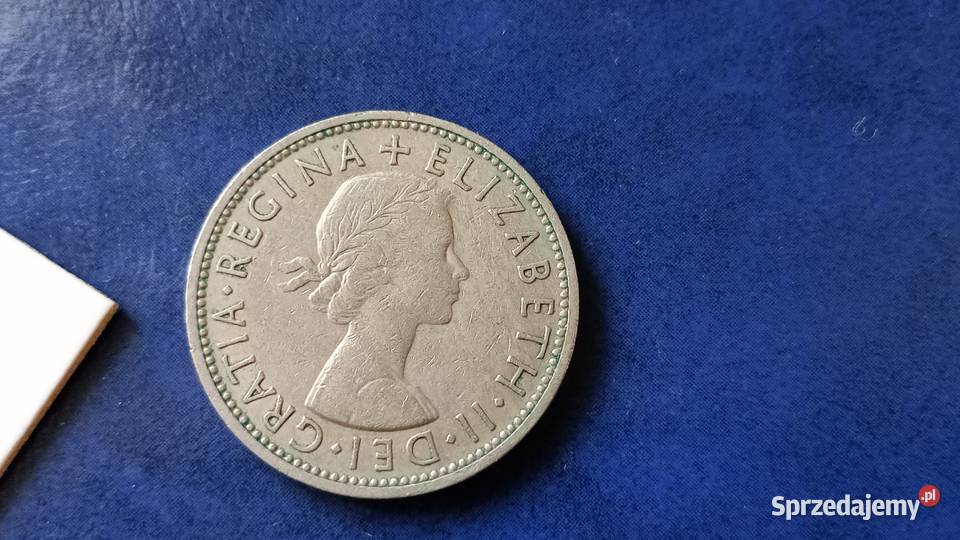 Stare monety 2 szyling 1962 Wielka Brytania Lesko