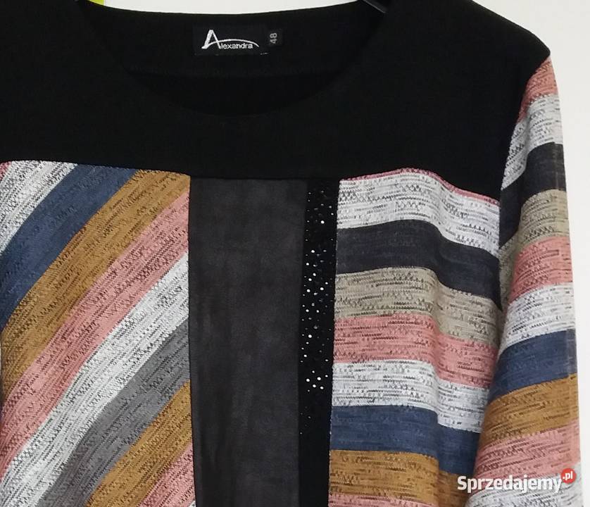 L48 Kolorowa tunikaX bluzka Butik produkt polski Bluzki i koszule Gliwice