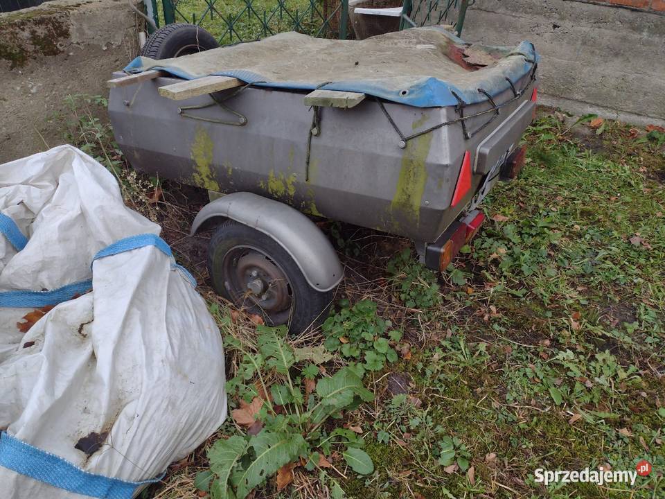 Przyczepa przyczepka Niemiecka oryginalna lekka Rząśnik