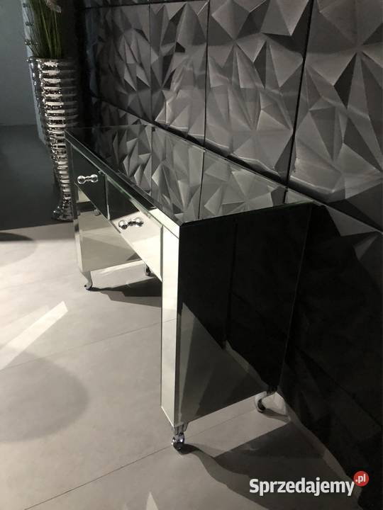 Toaletka lustrzana z lustra gałka kryształ noga 80cm wielkopolskie Kępno