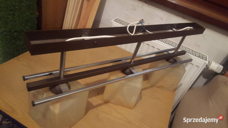 NOWA Nowoczesna lampa sufitowa 3punktowa szkło dolnośląskie Wrocław