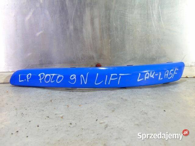 LISTWA ZDERZAKA LEWY PRZÓD LA5F POLO 9N LIFT 05R osobowe