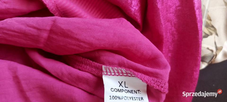 Bluza kolor fuksja XL długi Zamość