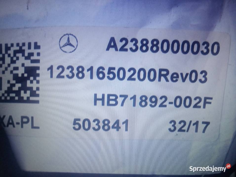 Mercedes W238 cabriolet Pompa dachu wielkopolskie Poznań