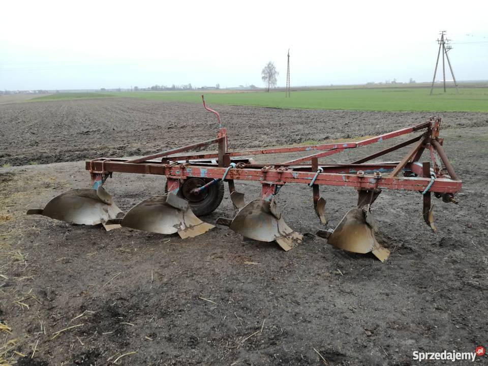 Sprzedam pług czteroskibowy Fortschritt Pługi wielkopolskie Blizanów Drugi