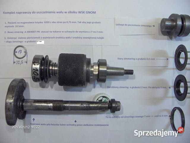 WSK Gnom silnik rowerowy w chromie Warszawa