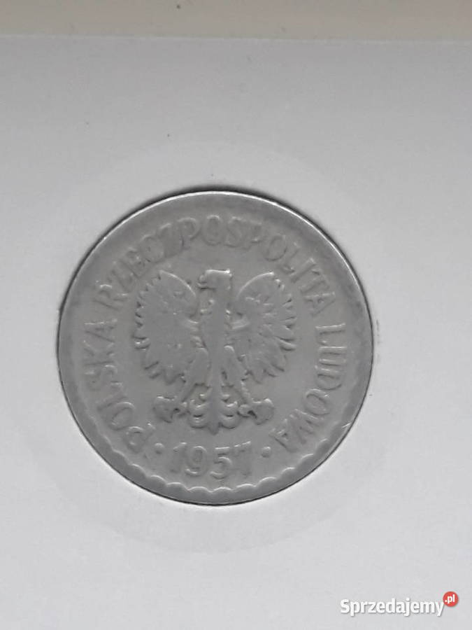1 Złoty PRL 1957 r 1 rzadkość Konin