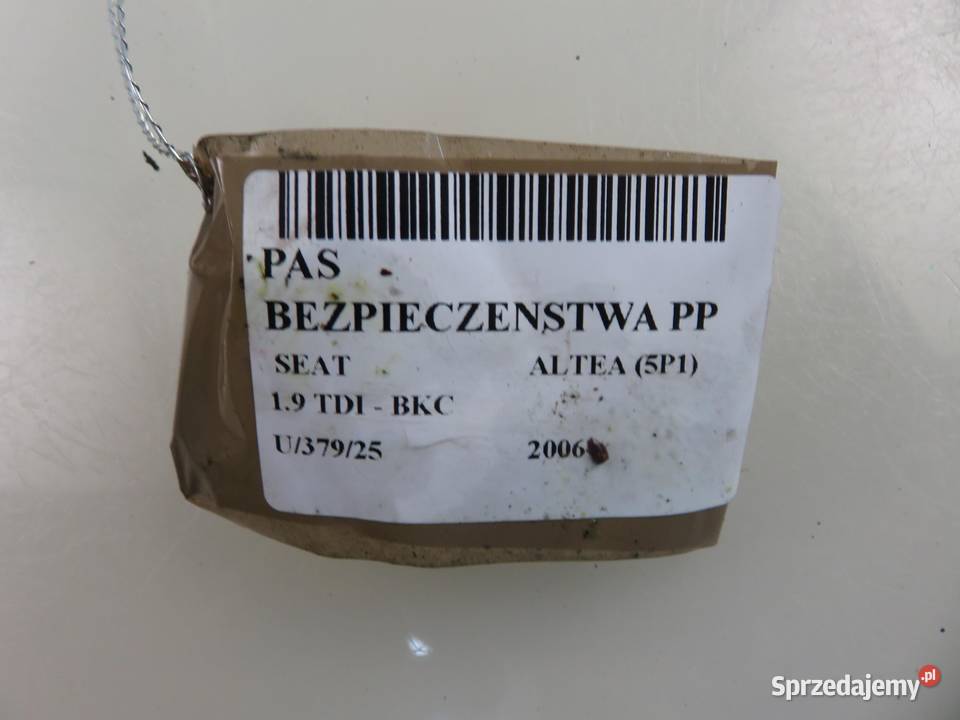 PAS PRAWY PRZEDNI SEAT ALTEA 5P0857706B sprzedam