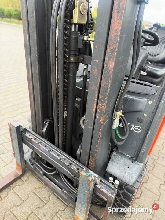 wózek widłowy elektryczny LINDE E16 Triplex 56m Działoszyn sprzedam