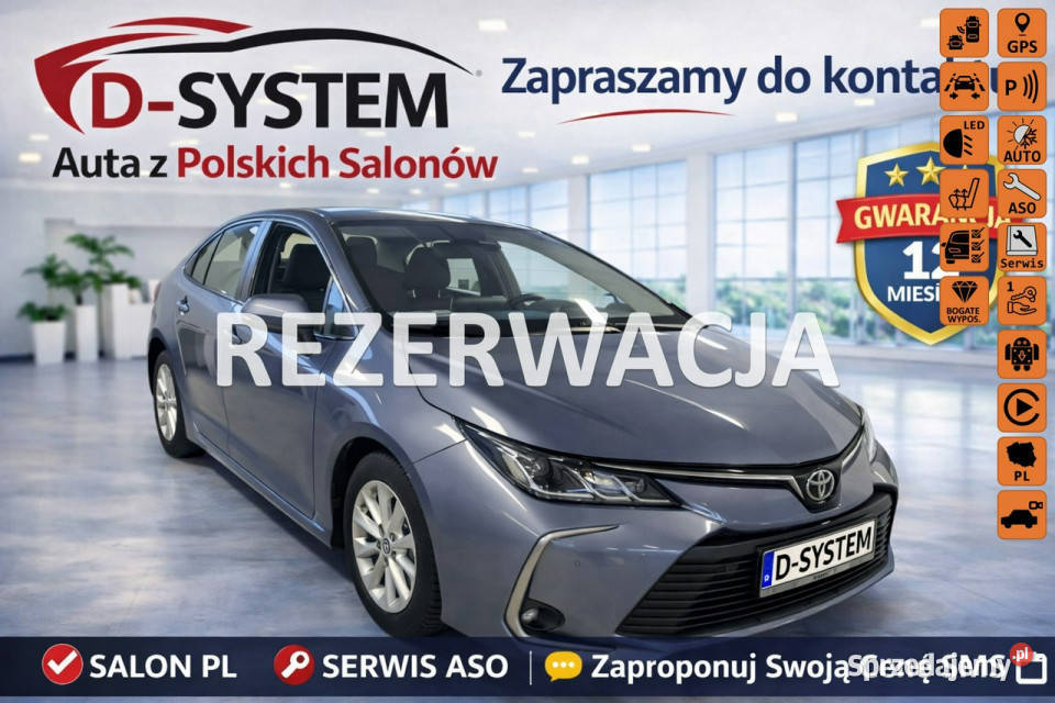 Toyota Corolla 23r Automat Salon Polska 1wł z Białystok
