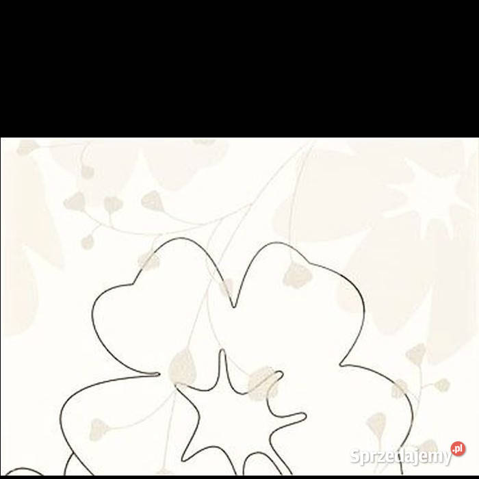 Dekor Alba Inserto Kwiatek 25 x 35 Cersanit Płytki ścienne Białogard