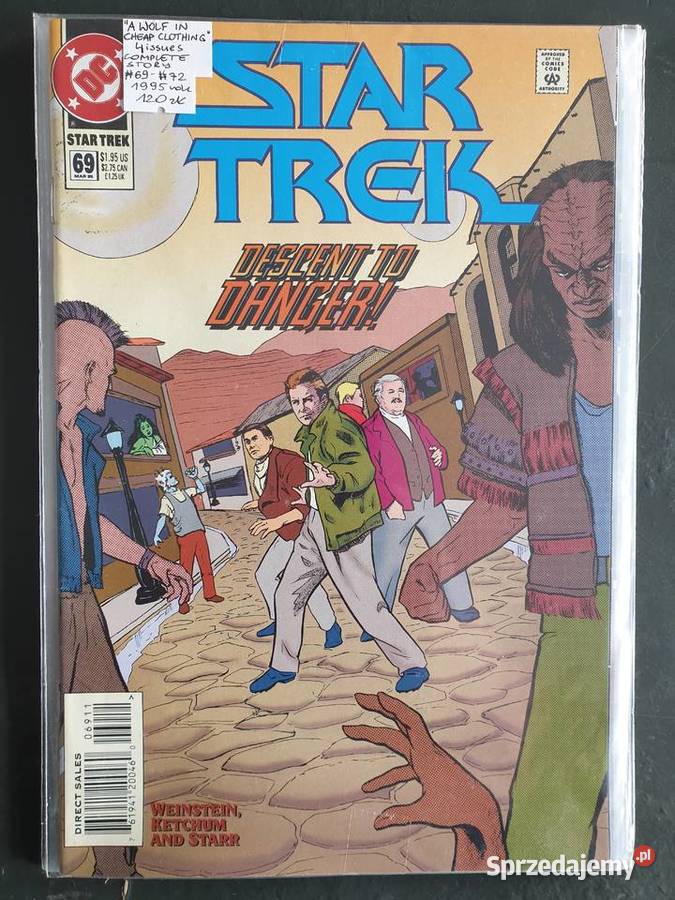 Star Trek A Wolf In Cheap Clothing 4 komiksy DC fantasy i s-f Kultura i Rozrywka