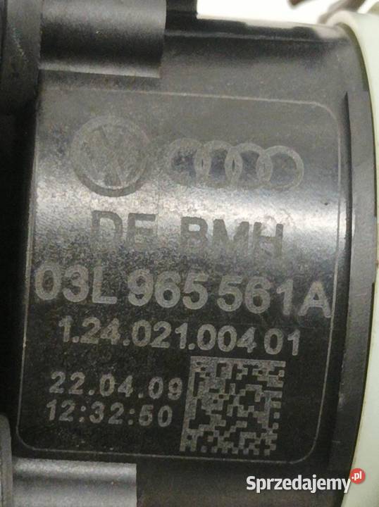 POMPA WODY DODATKOWA OBIEGU 03L965561A 20 TDI