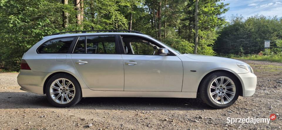 BMW e61 525d m57 srebrny Rakszawa
