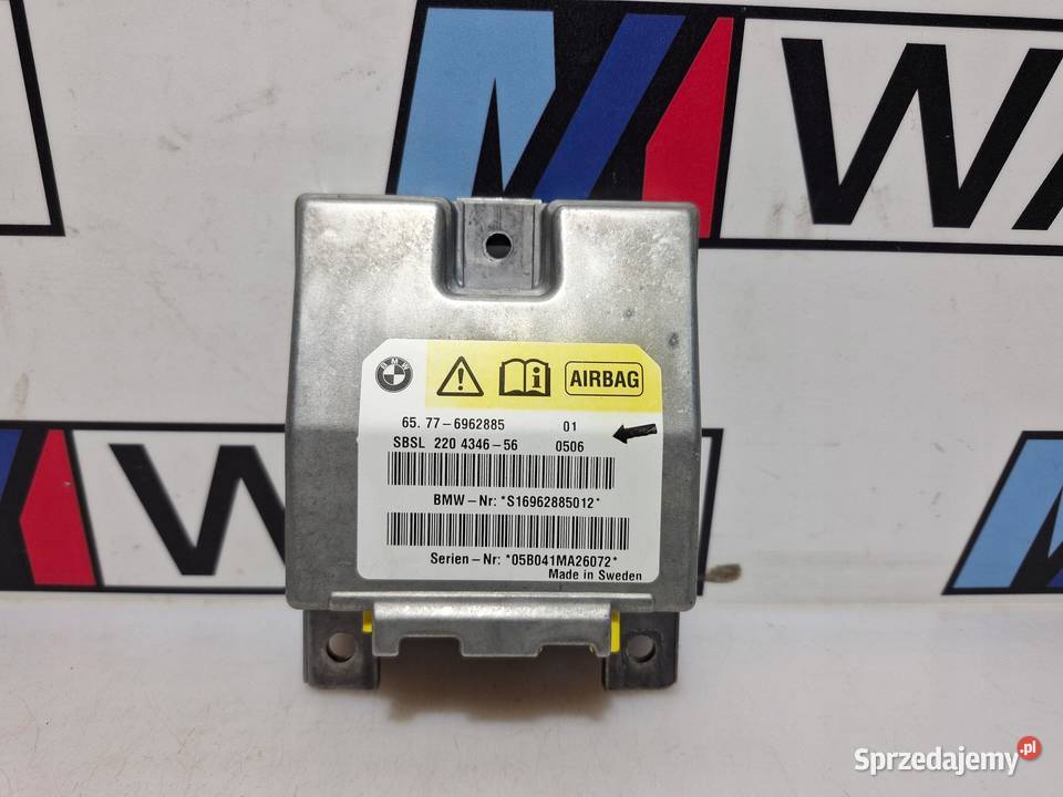 BMW 5 E60 E61 MODUŁ STEROWNIK PODUSZEK SŁUPEK B
