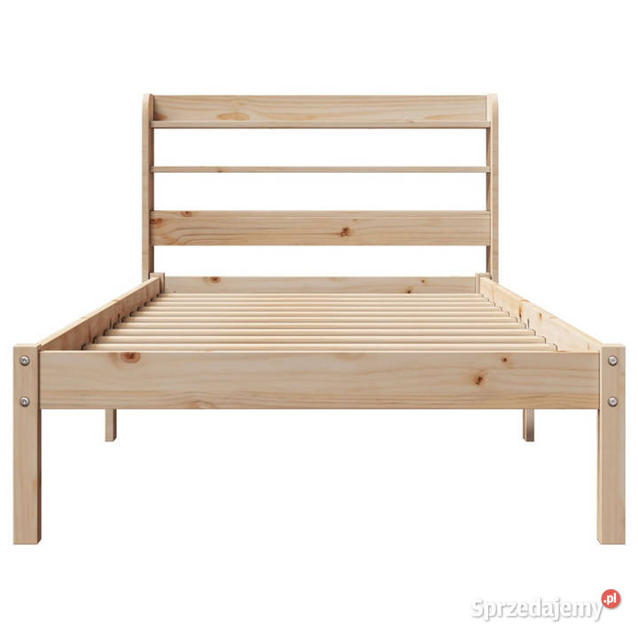 Rama łóżka bez materaca lite drewno sosnowe 82cm