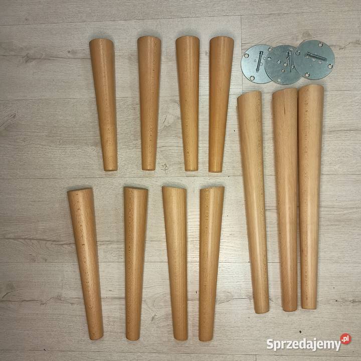 Nogi Drewniane Bukowe Różne rodzaje Nowe Nogi Pozostałe Zabrze