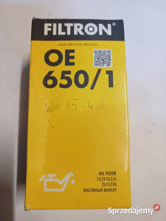 filtr oleju OE 6501 Gdynia sprzedam