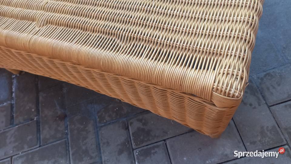 Leżanka wiklinowa rattanowa Szezlong Meble Gawroniec