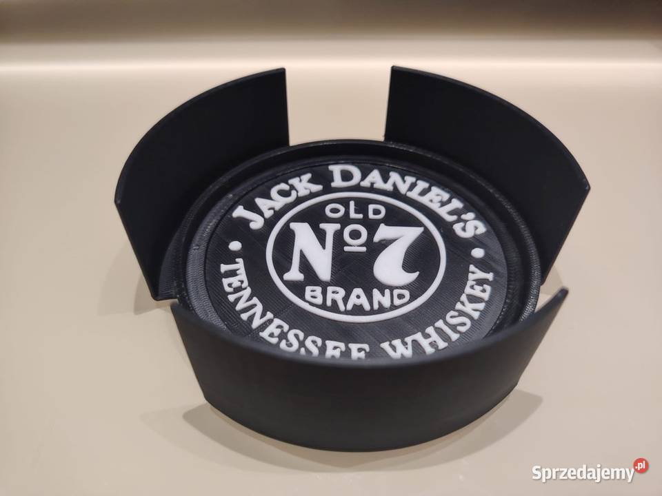 Stylowe Podkładki pod Whisky Jack Daniels z Etui Rzeszów