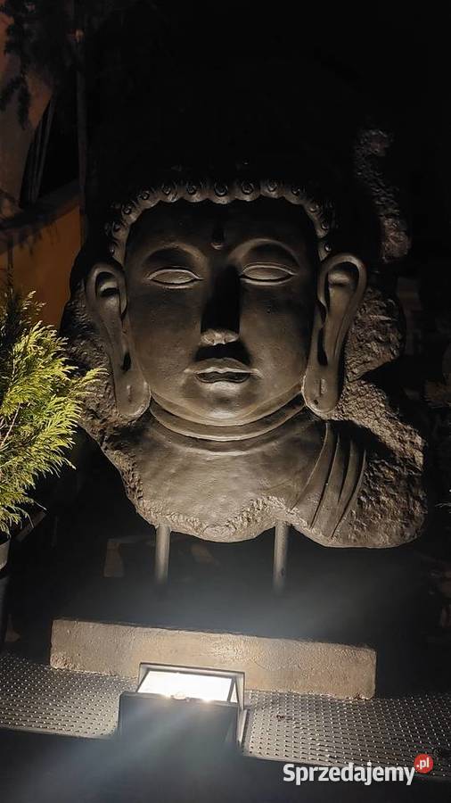 Płaskorzeźba do ogrodu Budda 120 Ogrody w stylu Pozostałe dolnośląskie Wrocław