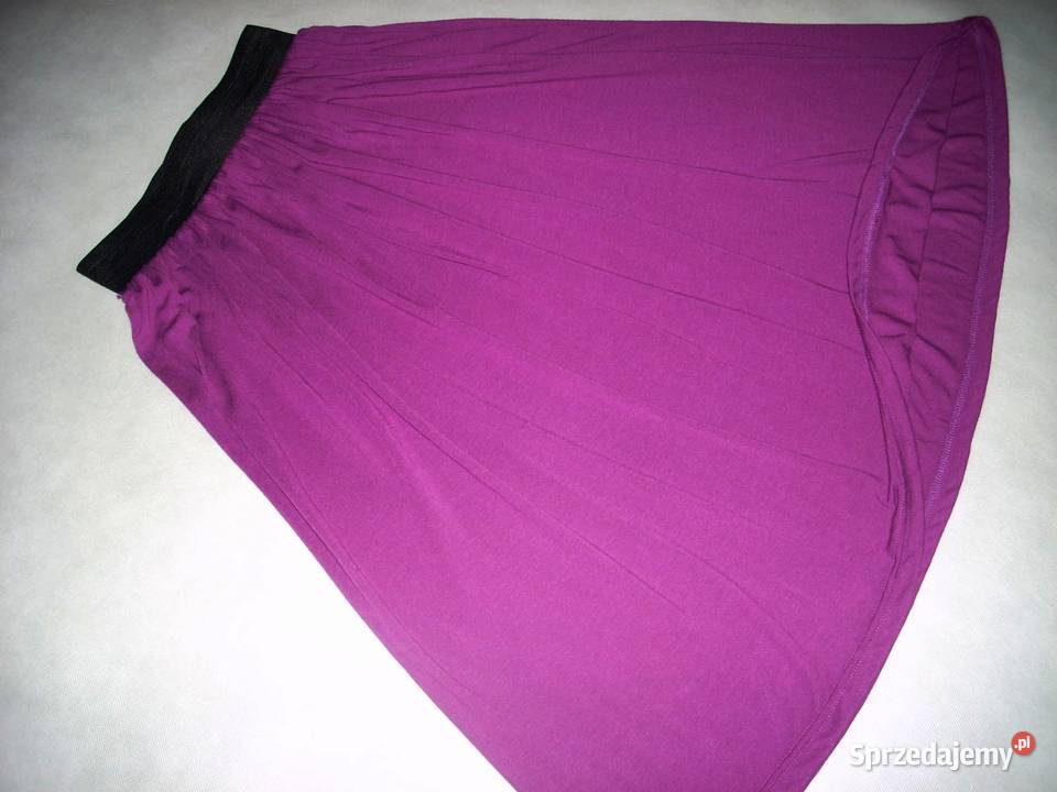 Wrzosowa lejąca spódnica wiskoza 34 36 różowy Nowy Sącz