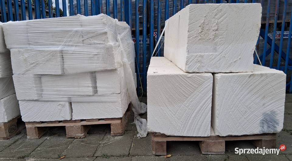Blok z piaskowca białego BPT 390X190X188 M2580 Ułęż
