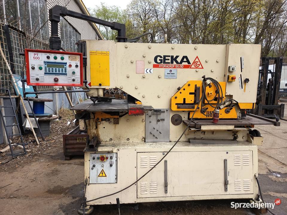 Wykrawarka Geka Hydracrop SD 100 ton CNC podkarpackie
