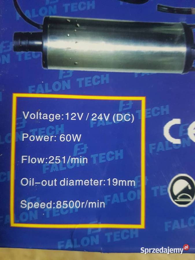Zanurzeniowa pompa do oleju MINI CPN 12V
