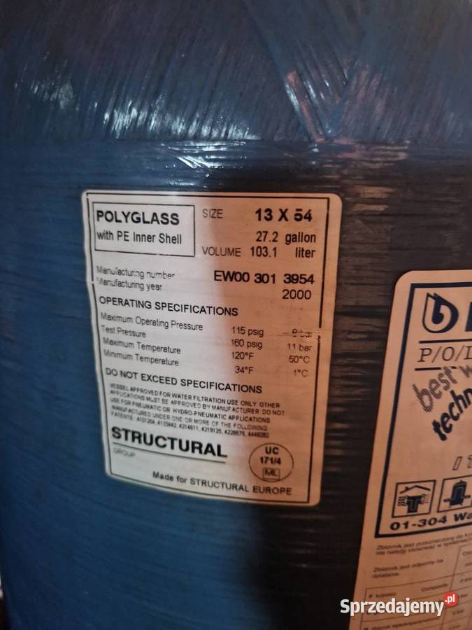 Kolumna filtracyjna BWT Structural 13x54 głowica