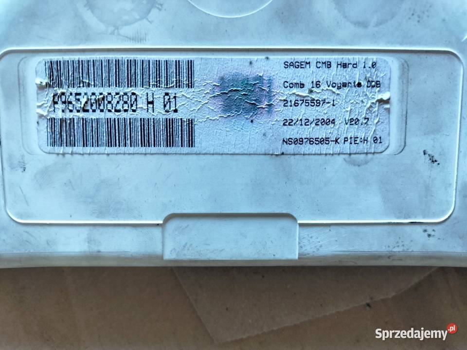Citroen C3 Mk1 14HDI LICZNIK ZEGARY P9652008280 Kamień-Kolonia