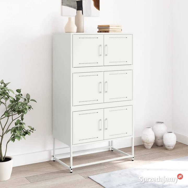 Szafka biała 685x385x1235 stal WM846493 mazowieckie