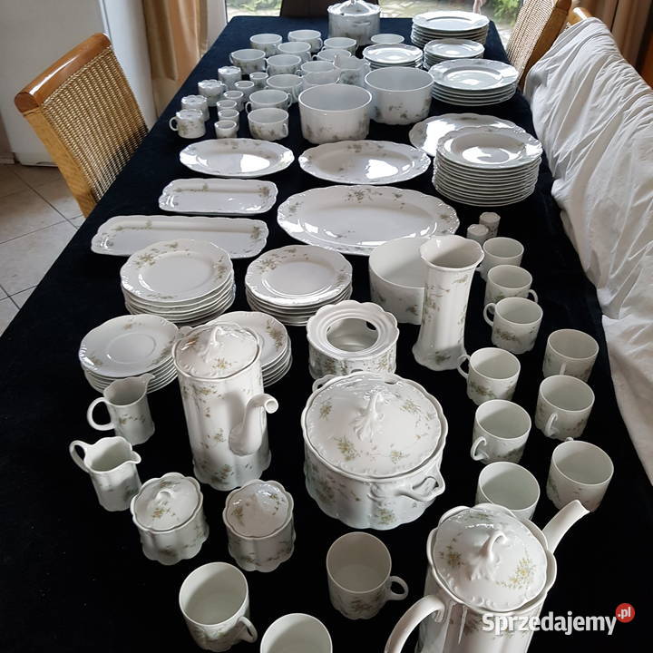 Rosenthal Monbijou Grune Gruene Ranke porcelana Warszawa