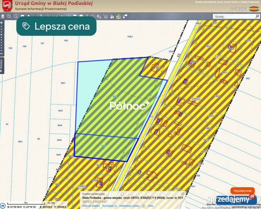 256 ha pod osiedle domów jednorodzinnych Ortel Książęcy Drugi
