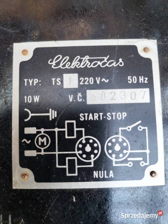 Stary stoper elektryczny techniczny Elektrocas