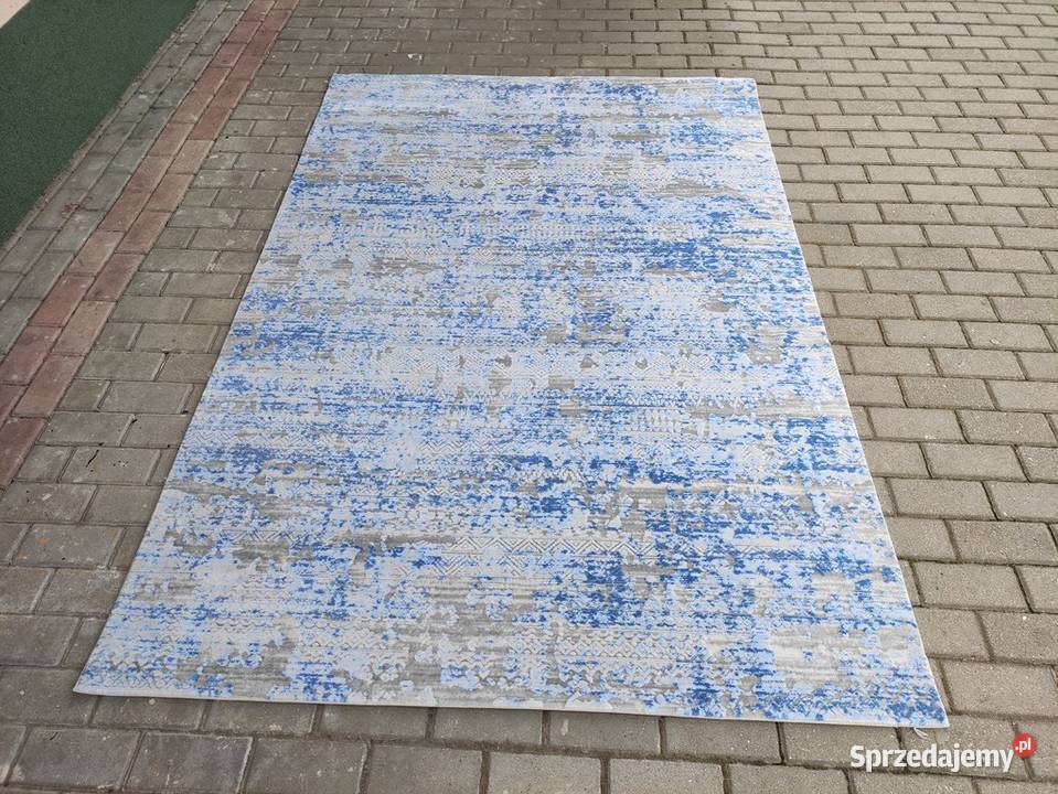 Dywan 160x230 szary niebieski 3351P Białystok