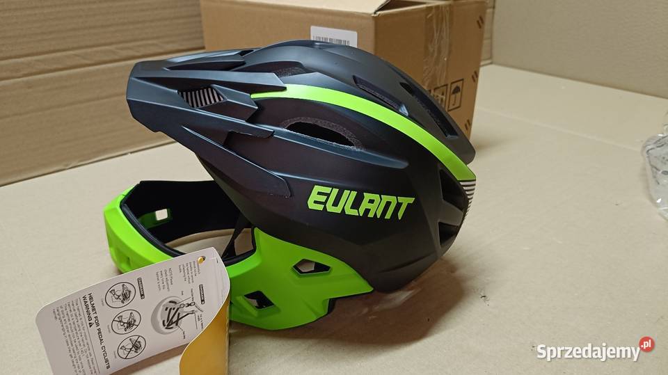 Eulant Kask rowerowy z ochroną podbródka Olecko sprzedam