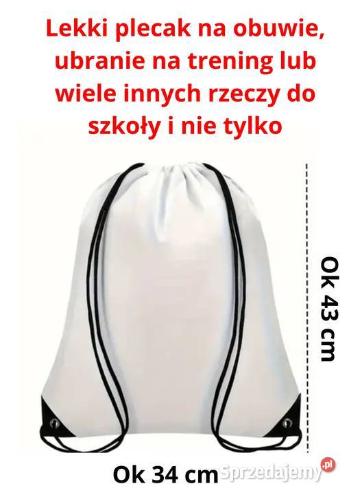 Plecak Worek na obuwie i ubrania idealny na Warszawa
