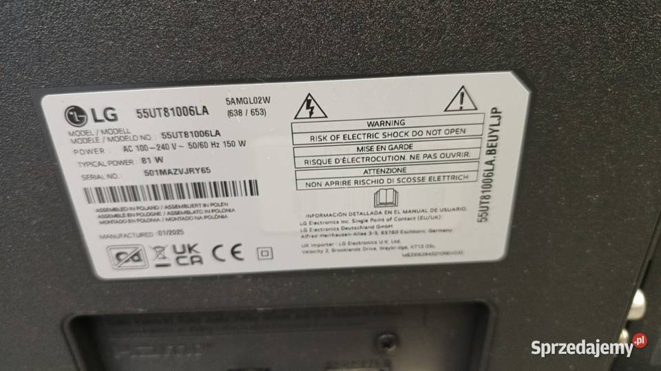 Telewizor LG 554K Smart TV LED Katowice