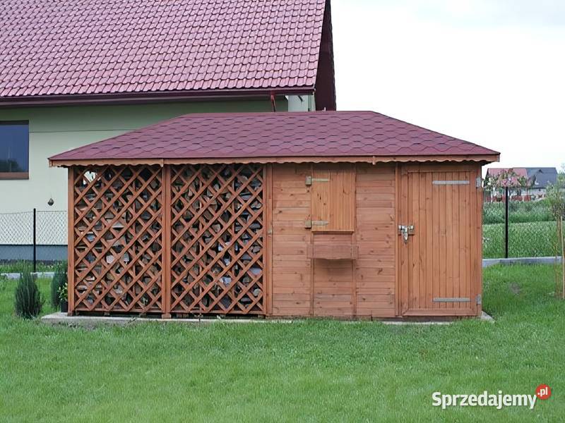 Drewutnia Oleńka dach czterospadowy 3x6 Parzymiechy