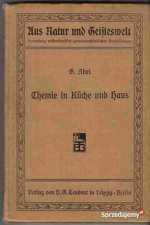644 CHEMIE IN KUCHE UND HAUS GUSTAV ABEL VERLAG