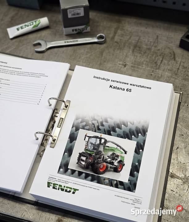 Kombajn Fendt Katana 65 instrukcja napraw Polsku Gdańsk