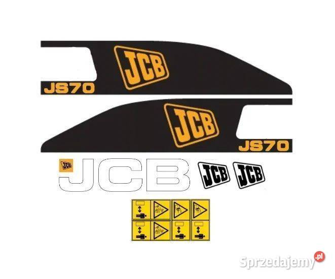 Naklejki oklejenie naklejka JCB JS70 Zamiennik mazowieckie
