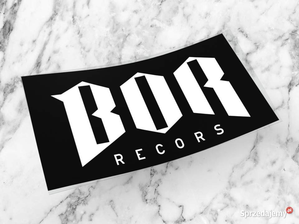 Naklejka K13 BOR RECORDS 10 x 55 rap wlepki Choroszcz sprzedam