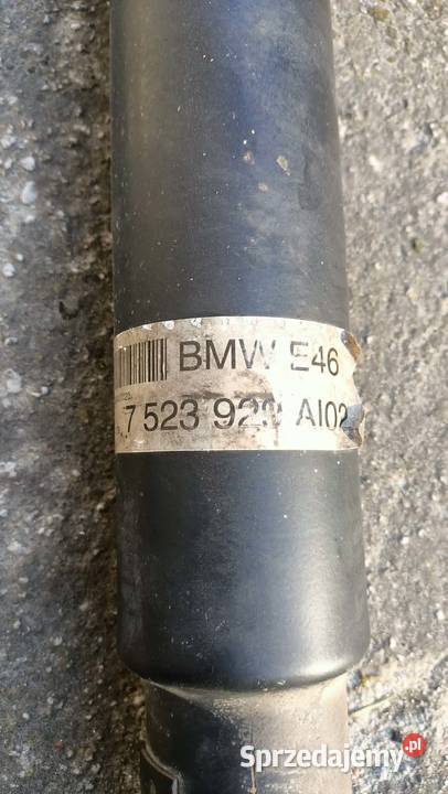 Wał napędowy BMW E46 320d 150 6b Pełkinie