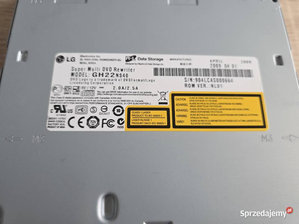 Napęd DVD nagrywarka LG GH22NS40 dvdrom Łódź