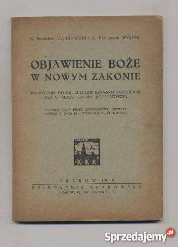Objawienie Boże w Nowym ZakoniePodręcznik do Szczecin